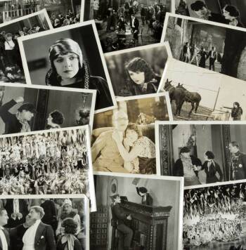 GROUP OF VINTAGE SILENT FILM STILLS