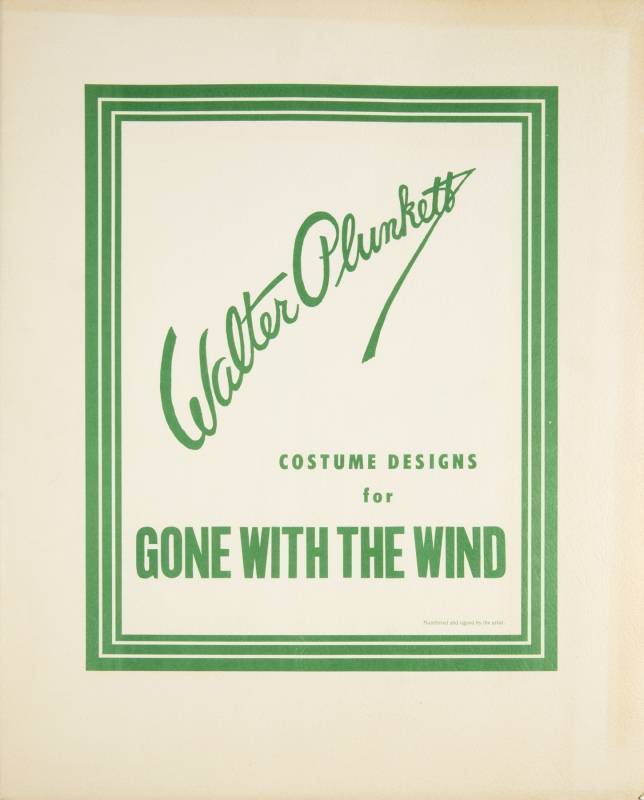 WALTER PLUNKETT GONE WITH THE WIND LIMITED EDITION PORTFOLIO