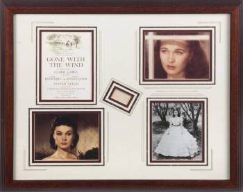 VIVIEN LEIGH SIGNED CUT SHEET