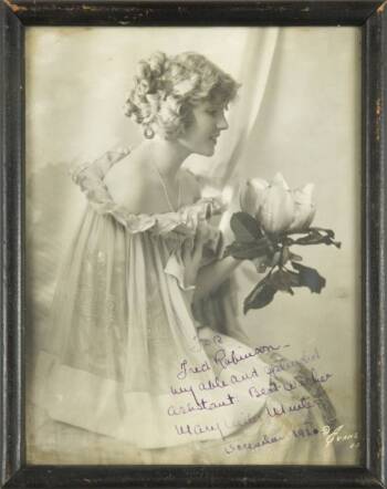 MARY MILES MINTER INSCRIBED VINTAGE PHOTOGRAPH