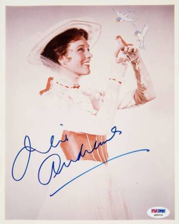 MARY POPPINS JULIE ANDREWS SIGNED PHOTOGRAPH