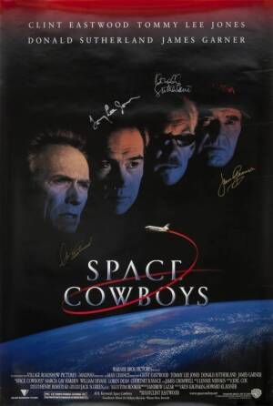 SPACE COWBOYS SIGNED POSTER