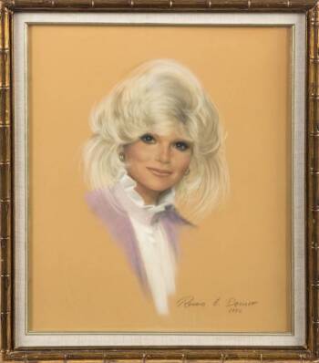 LONI ANDERSON PORTRAIT BY RONALD E. DESILET