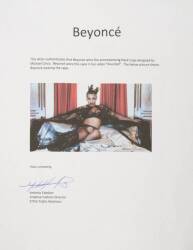 BEYONCE "HAUNTED" MUSIC VIDEO WORN CAPE • - 3