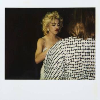 MADONNA POLAROID FROM 1990 GLAMOUR PHOTO-SHOOT