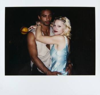 MADONNA AND CARLOS LEON POLAROID