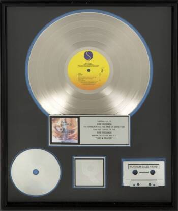 MADONNA "PLATINUM" RECORD AWARD