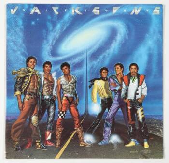 THE JACKSONS SIGNED VICTORY ALBUM