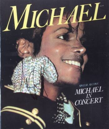 MICHAEL JACKSON SIGNED BOOKLET