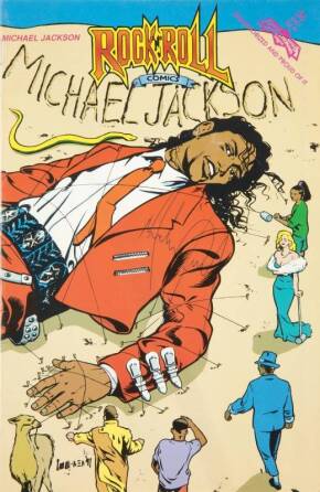 MICHAEL JACKSON SIGNED COMIC BOOK