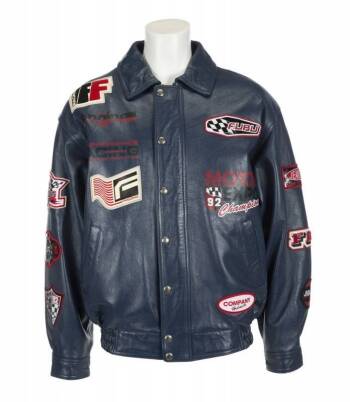 MICHAEL JACKSON OWNED LEATHER RACING JACKET