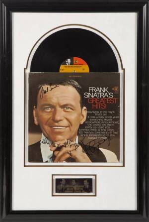 FRANK SINATRA AND RAT PACK SIGNED ITEMS