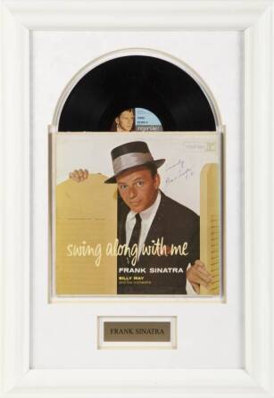 FRANK SINATRA SIGNED "SWING ALONG WITH ME"