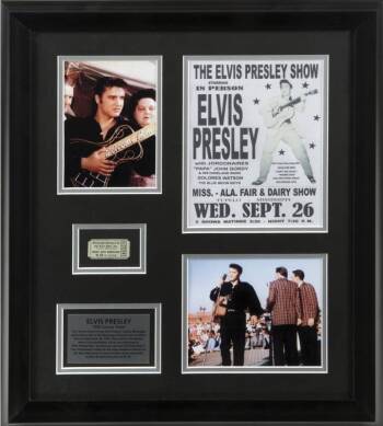 ELVIS PRESLEY 1956 CONCERT TICKET