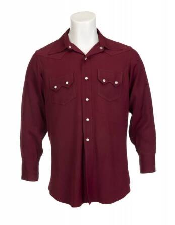 ELVIS PRESLEY STAGE WORN NUDIE SHIRT •