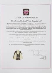 ELVIS PRESLEY STAGE WORN PENGUIN SUIT • - 6