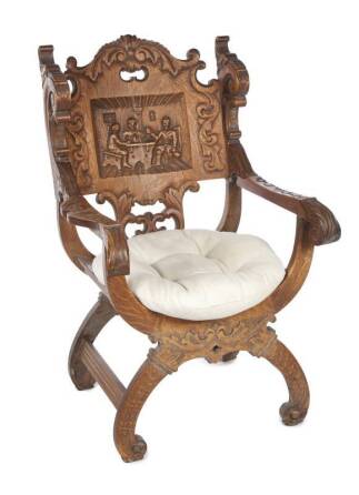 DOM DeLUISE MARLON BRANDO OWNED SAVONAROLA CHAIR