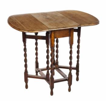 DOM DeLUISE GATELEG TABLE