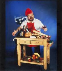 DOM DeLUISE COOKBOOKS AND KITCHEN ITEMS - 2