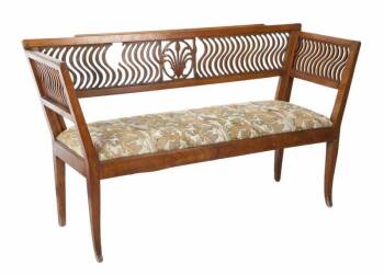 SID CAESAR 19TH CENTURY ITALIAN SETTEE