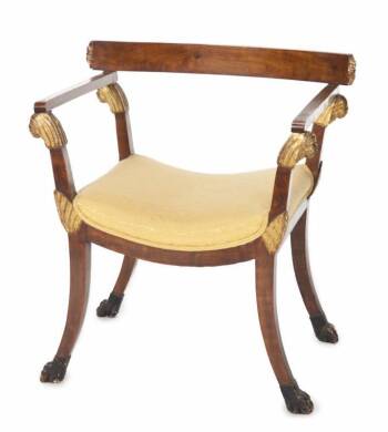 SID CAESAR EMPIRE STYLE CHAIR