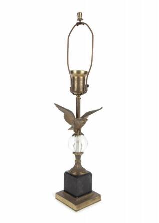 SID CAESAR EAGLE TABLE LAMP