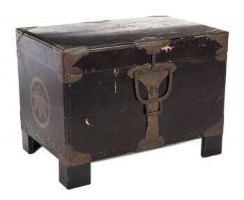 SID CAESAR ANTIQUE LACQUER CHEST