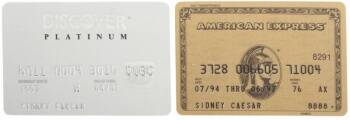 SID CAESAR CREDIT CARDS