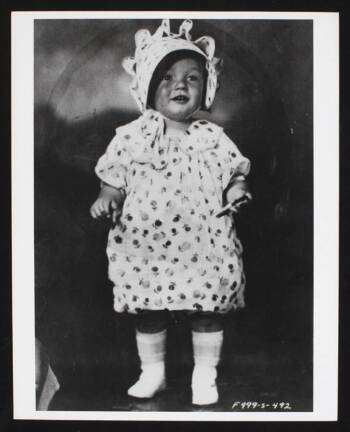 MARILYN MONROE PHOTOGRAPH AS A CHILD