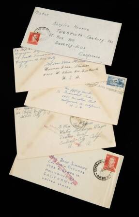 MARILYN MONROE AND OTHERS FAN MAIL ENVELOPES