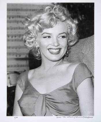 MARILYN MONROE BERNARD OF HOLLYWOOD PHOTOGRAPH