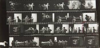 MARILYN MONROE "THE PIANO SITTING" CONTACT SHEET