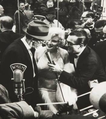 MARILYN MONROE AND ARTHUR MILLER PHOTOGRAPH BY MANFRED KREINER