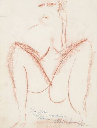 MARILYN MONROE INSCRIBED DRAWING