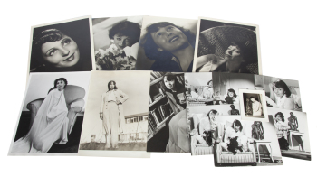 LUISE RAINER PHOTOGRAPHS WITH ART