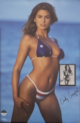 CINDY CRAWFORD SIGNED PHOTOGRAPHS AND POSTERS - 3