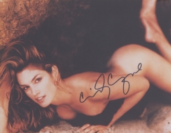 CINDY CRAWFORD SIGNED PHOTOGRAPHS AND POSTERS - 7