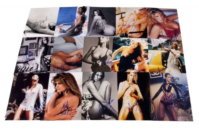 MODELS SIGNED PHOTOGRAPHS