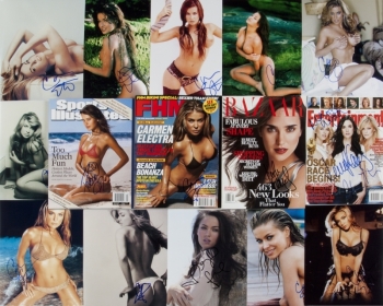 CARMEN ELECTRA SIGNED PHOTOGRAPHS