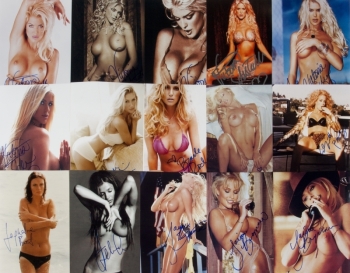 MODELS SIGNED PHOTOGRAPHS