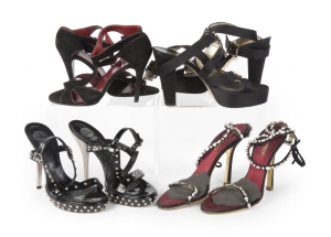 BRITTANY MURPHY GROUP OF HIGH-HEELED SANDALS