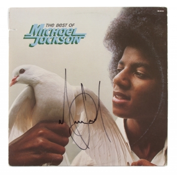 MICHAEL JACKSON SIGNED ALBUM