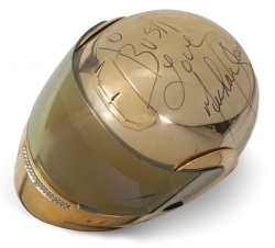 MICHAEL JACKSON SIGNED 30TH ANNIVERSARY HELMET