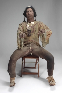 MICHAEL JACKSON LIFE-SIZE INDIAN FIGURE FROM NEVERLAND RANCH