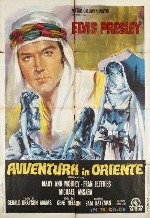 ELVIS PRESLEY ITALIAN HARUM SCARUM MOVIE POSTER