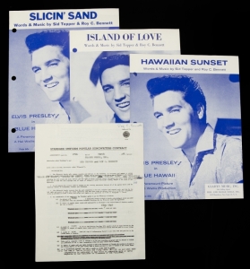 GLADYS MUSIC BLUE HAWAII SONGWRITERS CONTRACT