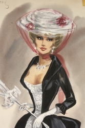 ANITA EKBERG 4 FOR TEXAS COSTUME RENDERING - 3