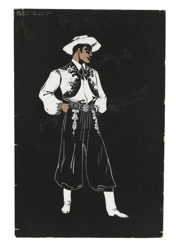 GEORGE RAFT COSTUME RENDERING