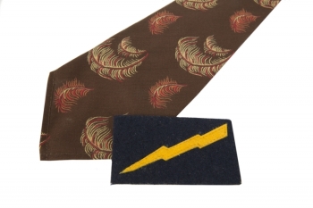 ROBERT REDFORD THE NATURAL TIE AND LIGHTNING BOLT PATCH