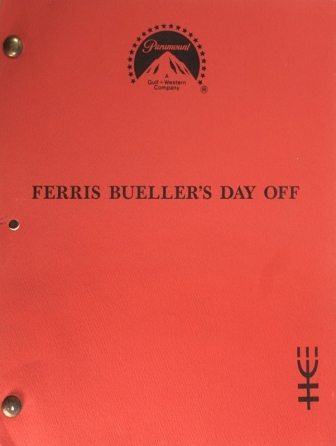 FERRIS BUELLER'S DAY OFF SCRIPT